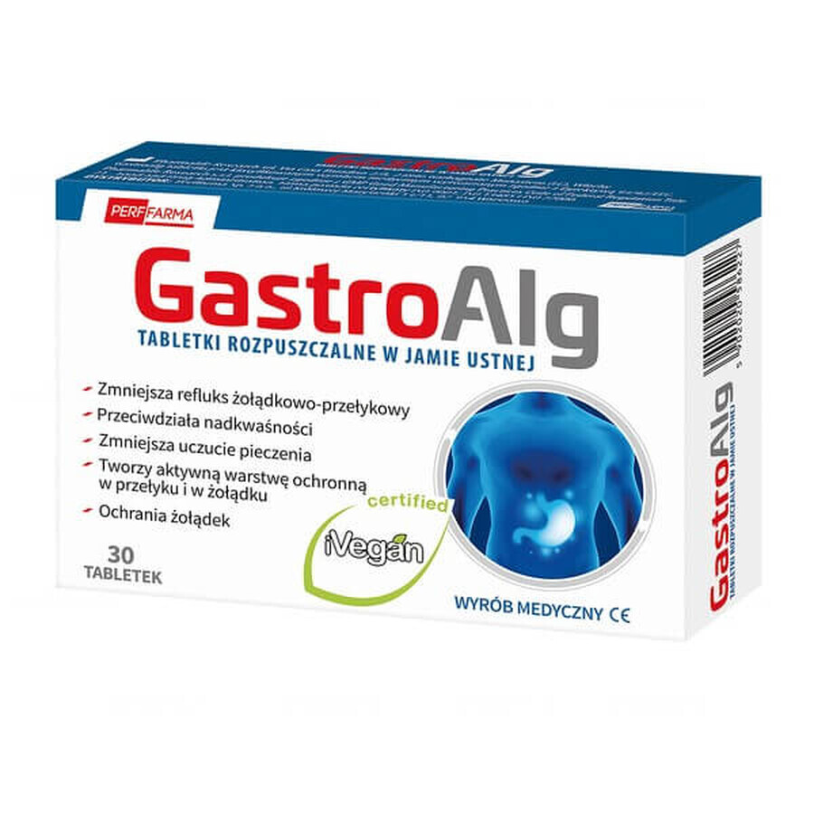 GastroAlg, 30 comprimate solubile oral