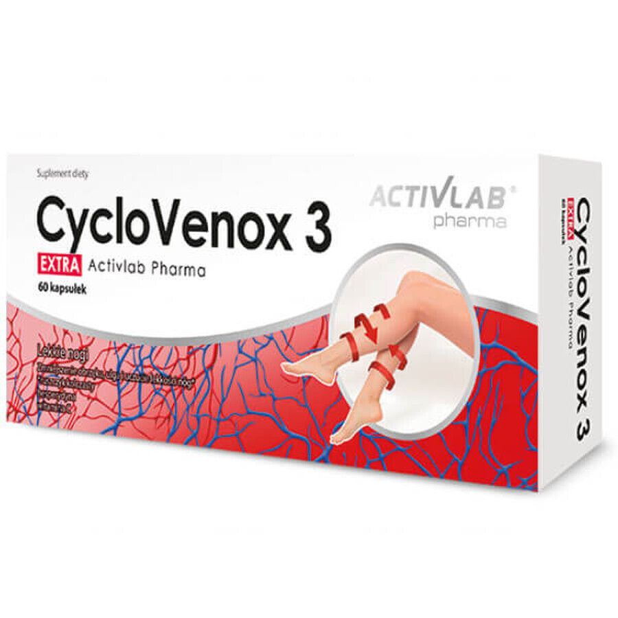 Activlab Pharma CycloVenox 3 Extra, 60 capsules