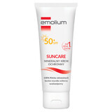 Emolium Suncare, Cremă de protecție minerală pentru copii din prima zi și adulți, SPF 50+, 50 ml