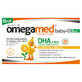 Omegamed Baby+D 6m+, DHA + vitamina D, peste 6 luni, 30 de capsule cu sistem de răsucire