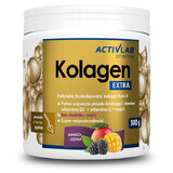 Activlab Pharma Collagen Extra, aromă de mango și fructe de pădure, 300 g