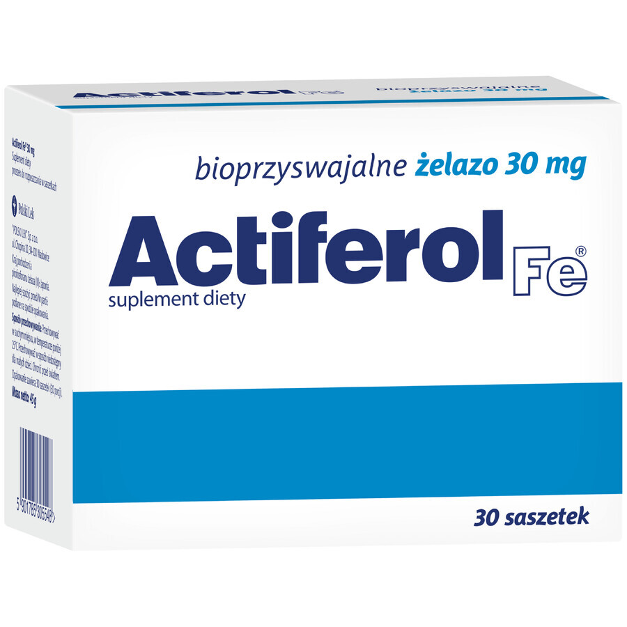 Actiferol Fe 30 mg, 30 de pliculețe