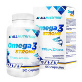 Allnutrition Omega 3 Strong, fish oil 1000 mg, 90 capsules