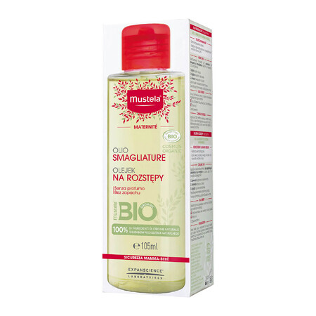 Mustela Maternite Bio, ulei bio pentru vergeturi, 105 ml