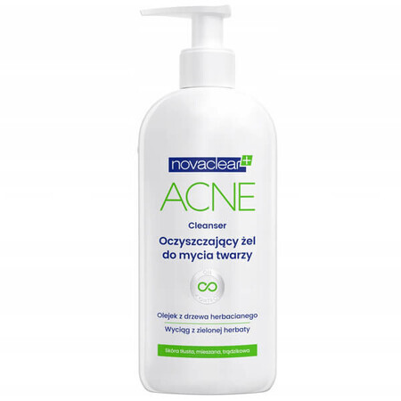 Novaclear Acne Cleanser, Gel de curățare facială purificator, 150 ml