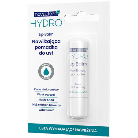 Novaclear Hydro, rouge à lèvres hydratant, 4,9 g