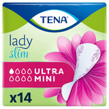 Tena Lady Slim, tălpi urologice, Ultra Mini, 14 buc.