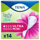 Tena Lady Slim, tălpi urologice, Ultra Mini, 14 buc.