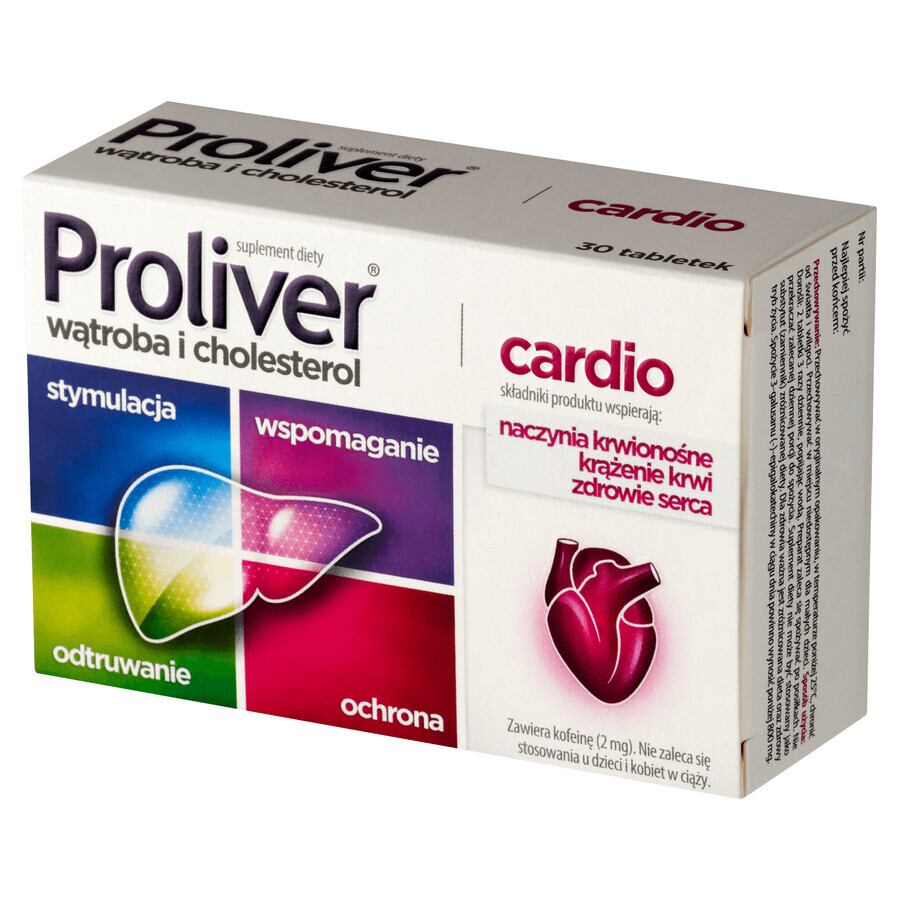 Proliver Cardio, 30 comprimate