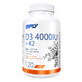SFD D3 4000 UI + K2, vitamina D 4000 UI + vitamina K 100 &#181;g, 120 comprimate