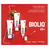 Kit Bioliq 65+, Cremă de zi reparatoare, 50 ml + Cremă de noapte reparatoare, 50 ml + Cremă pentru ochi, buze, gât și decolteu, 30 ml