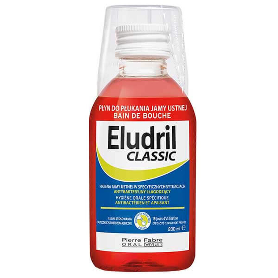 Eludril Classic, apă de gură, 200 ml