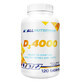 Allnutrition D3 4000, vitamina D 100 &#181;g, 120 comprimate