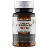 Singularis Superior, Vitamina D3 Forte 5000 UI, 60 capsule moi