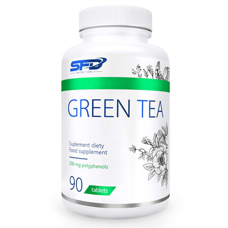 SFD Green Tea, ceai verde, ceai verde, 90 comprimate