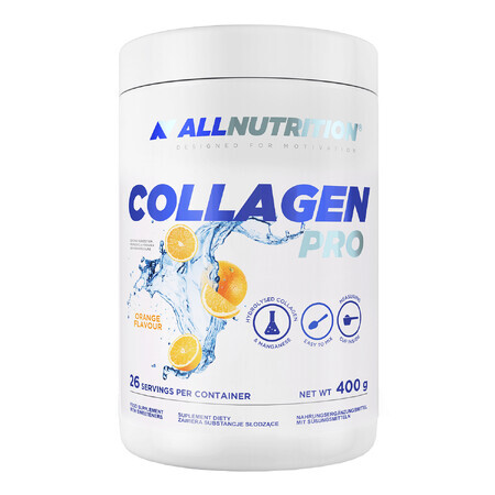 Allnutrition Collagen Pro, aromă de portocale, 400 g