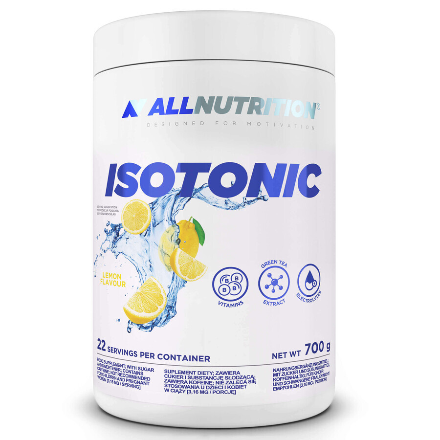 Allnutrition Isotonisches Getränkepulver Zitrone, 700g