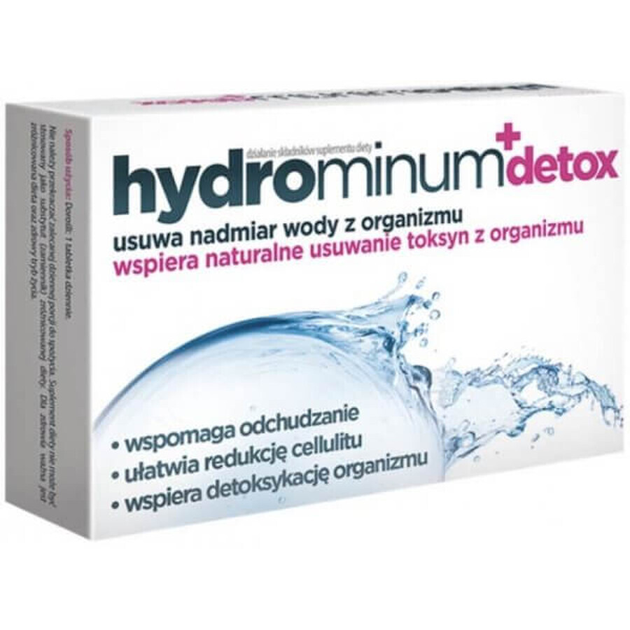 Hydrominum + Detox, 30 comprimidos