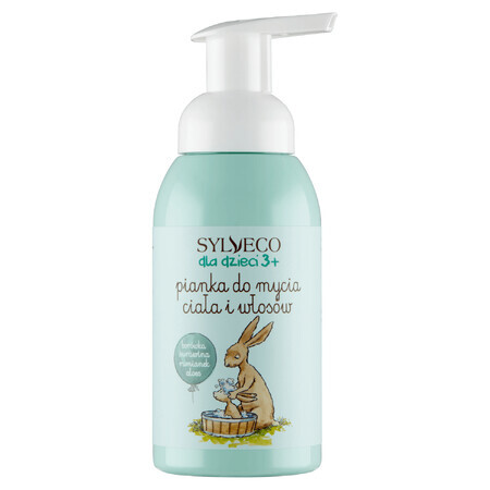 Sylveco For Children, Spumă de curățare pentru corp și păr, după vârsta de 3 ani, 290 ml