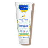 Mustela Bebe Enfant, leche corporal nutritiva, al Cold Cream y cera de abejas bio, desde el nacimiento, piel seca, 200 ml