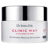 Dr Irena Eris Clinic Way 1°, dermo-crema reductora primeras arrugas, para la noche, 50 ml.