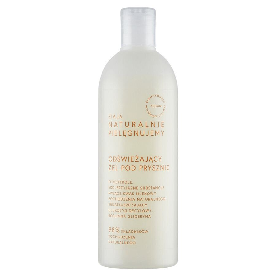 Ziaja Natural Care, gel de ducha refrescante, 400 ml