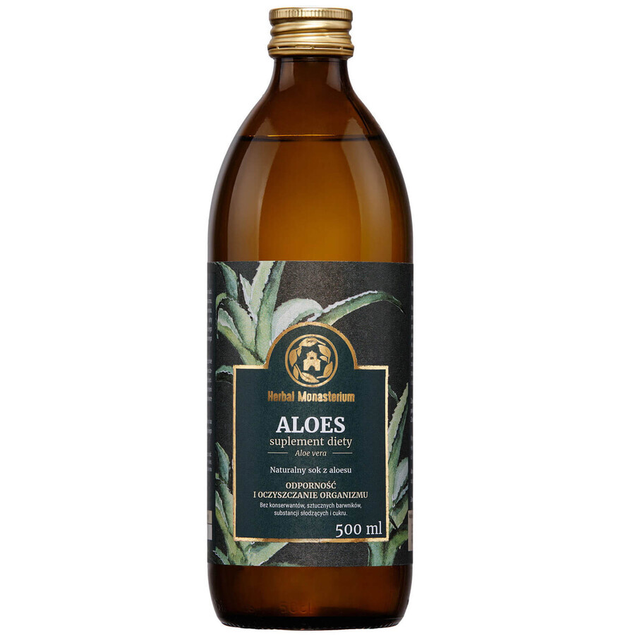 Herbal Monasterium Aloe Vera, suc natural, 500 ml