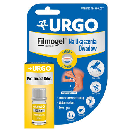 Urgo Filmogel Pentru înțepături de insecte, Gel pentru piele, 3.25 ml