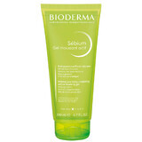 Bioderma Sebium Gel Moussant Actif, Gel de curățare activ pentru tenul gras și acneic, 200 ml