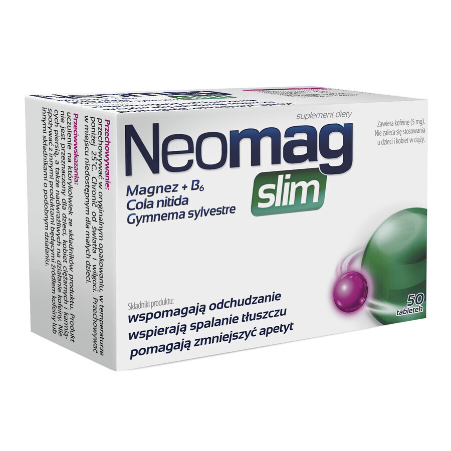 NeoMag Slim, 50 Tabletten, Aflofarm