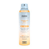 Isdin Fotoprotector, spray transparent pentru piele umedă, SPF 30, 250 ml