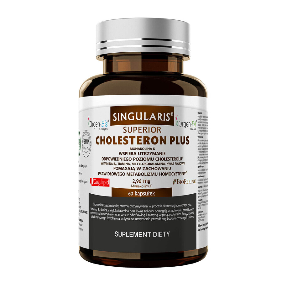 Singularis Superior Cholesteron Plus, 60 capsule