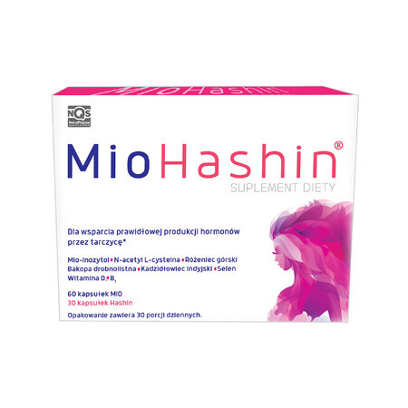 MioHashin, Mio, 60 capsule + Hashin, 30 capsule