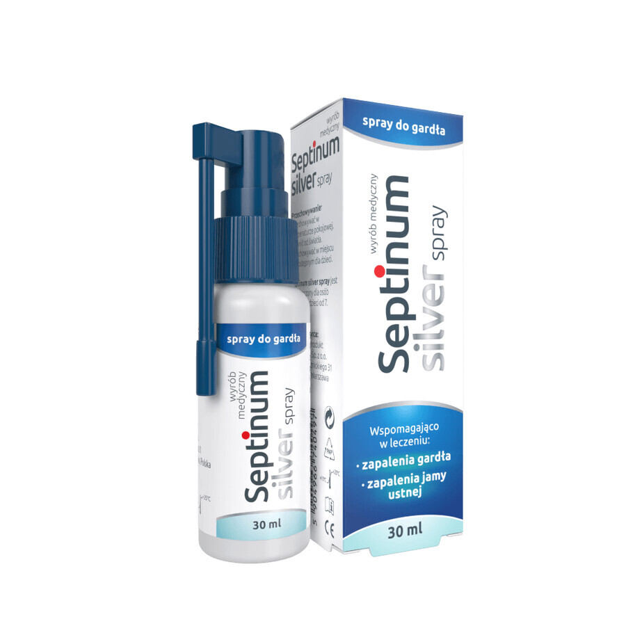 Septinum Silver, spray pentru gât, 30 ml