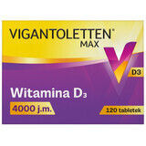 Vigantoletten Max, vitamina D3 4000 UI, 120 comprimate