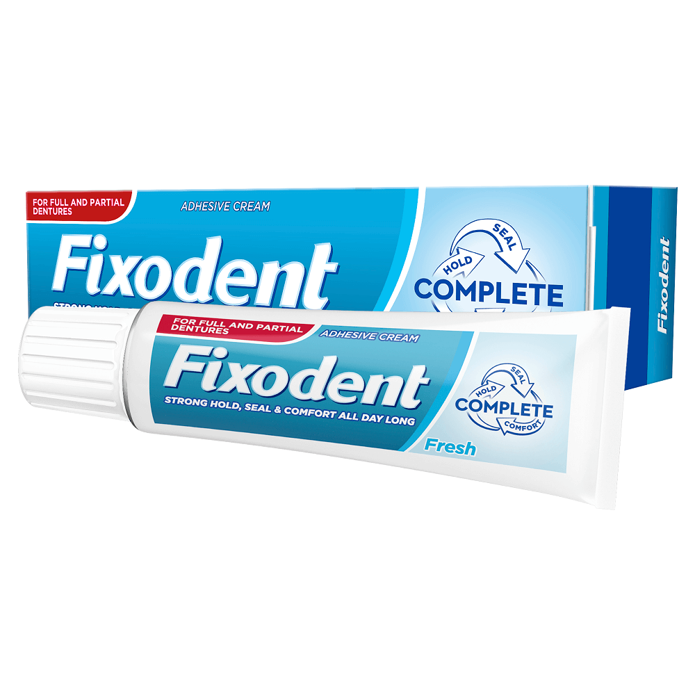 Crema adeziva pentru proteza dentara Fresh, 47 g, Fixodent Complete