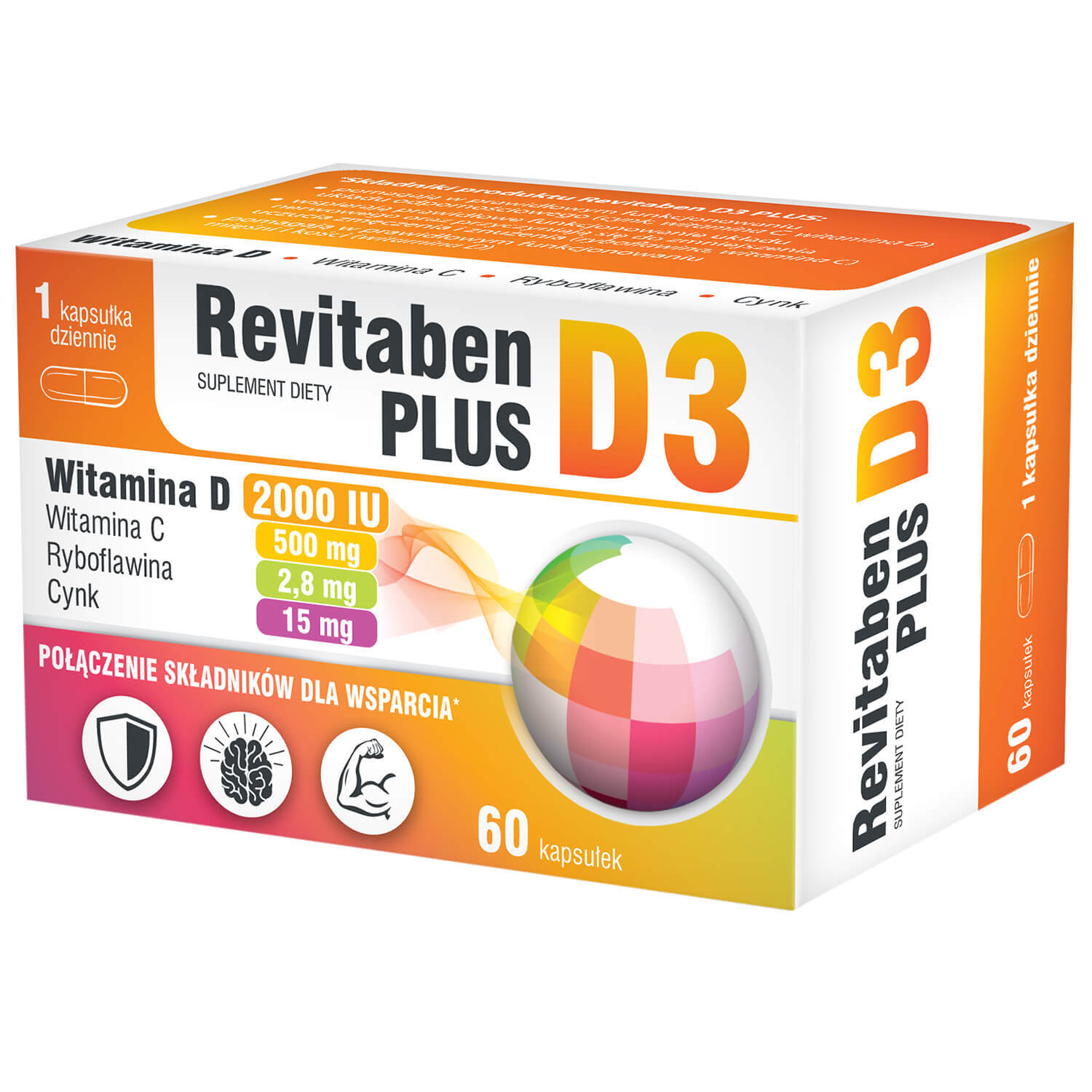 Revitaben D3 Plus, 60 capsule