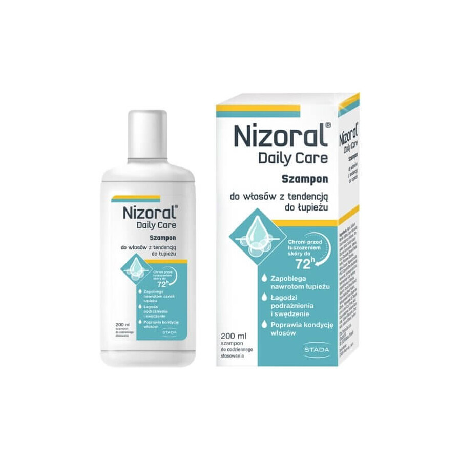 Nizoral Daily Care, șampon pentru păr cu tendință de mătreață, 200 ml