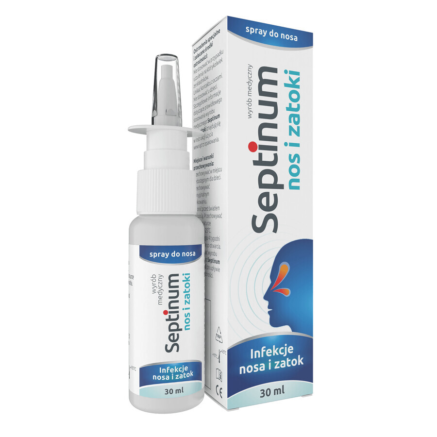 Septinum pentru nas și sinusuri, spray nazal, 30 ml