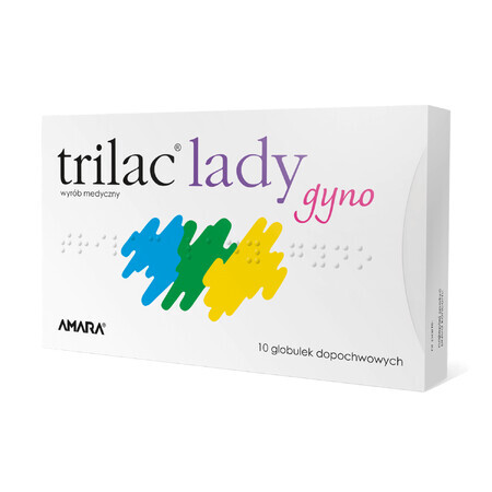 Trilac Lady Gyno, globule vaginale, 10 unități