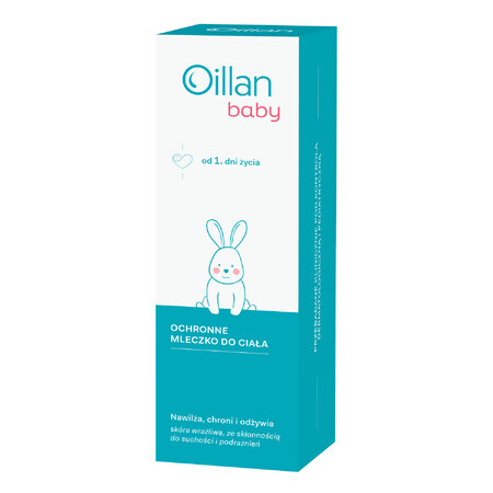 Oillan Baby, beschermende lichaamsmelk, vanaf 1 dag oud, 200 ml