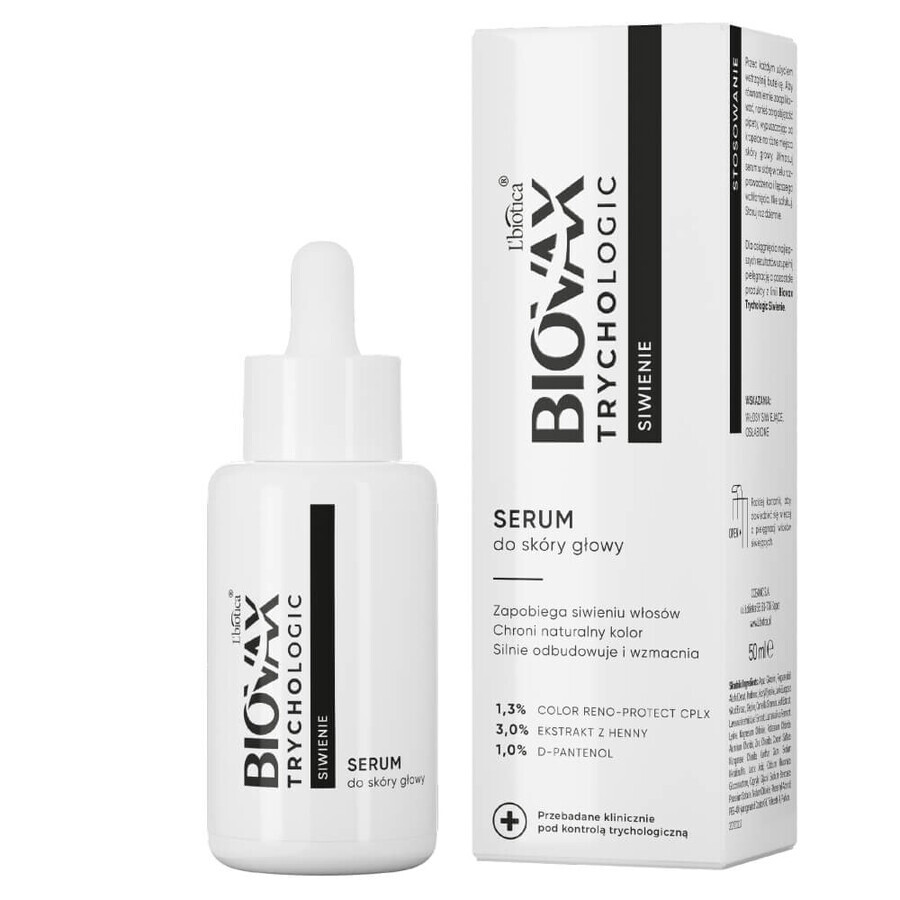 Biovax Trychologic Greying, ser pentru scalp, 50 ml