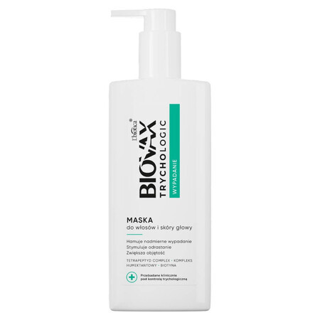 Biovax Trychologic Prolaps, Mască pentru păr și scalp, 200 ml