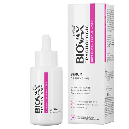 Biovax Trychologic Dryness and Lameness, ser pentru scalp, 50 ml