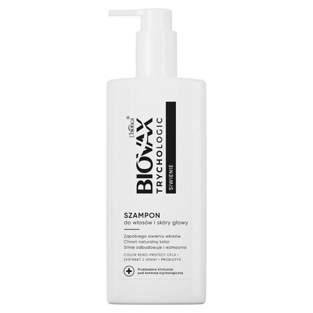 Biovax Trychologic Greying, șampon pentru păr și scalp, 200 ml