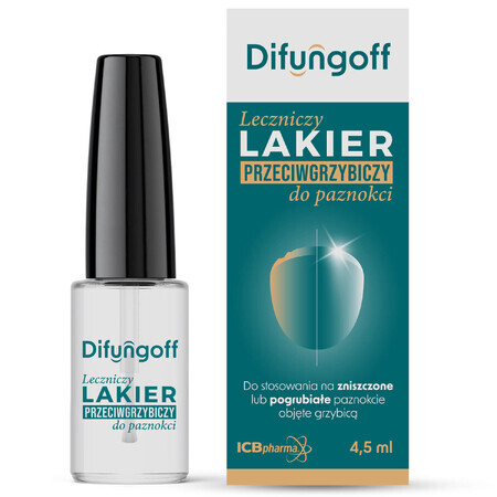Difungoff, Lac de unghii medicinal antifungic, 4.5 ml