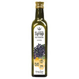 Oleofarm Siropuri din lume Black Elderberry, sirop de miere, 250 ml CU MĂSURĂ SCURTĂ