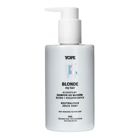 Yope Blonde My Hair, Shampoo for blonde and bleached hair, 300 ml