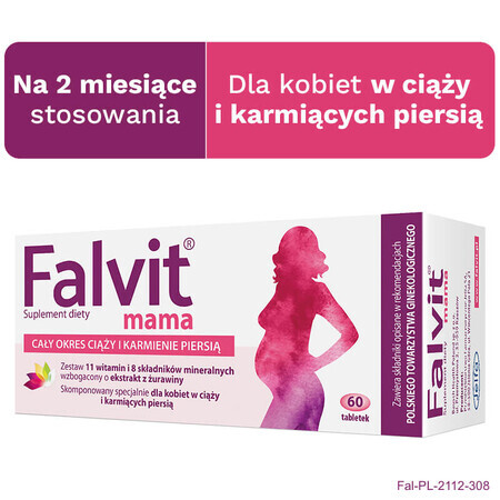 Falvit Mama, 60 comprimés pelliculés EMBALLAGE CONTAMINE