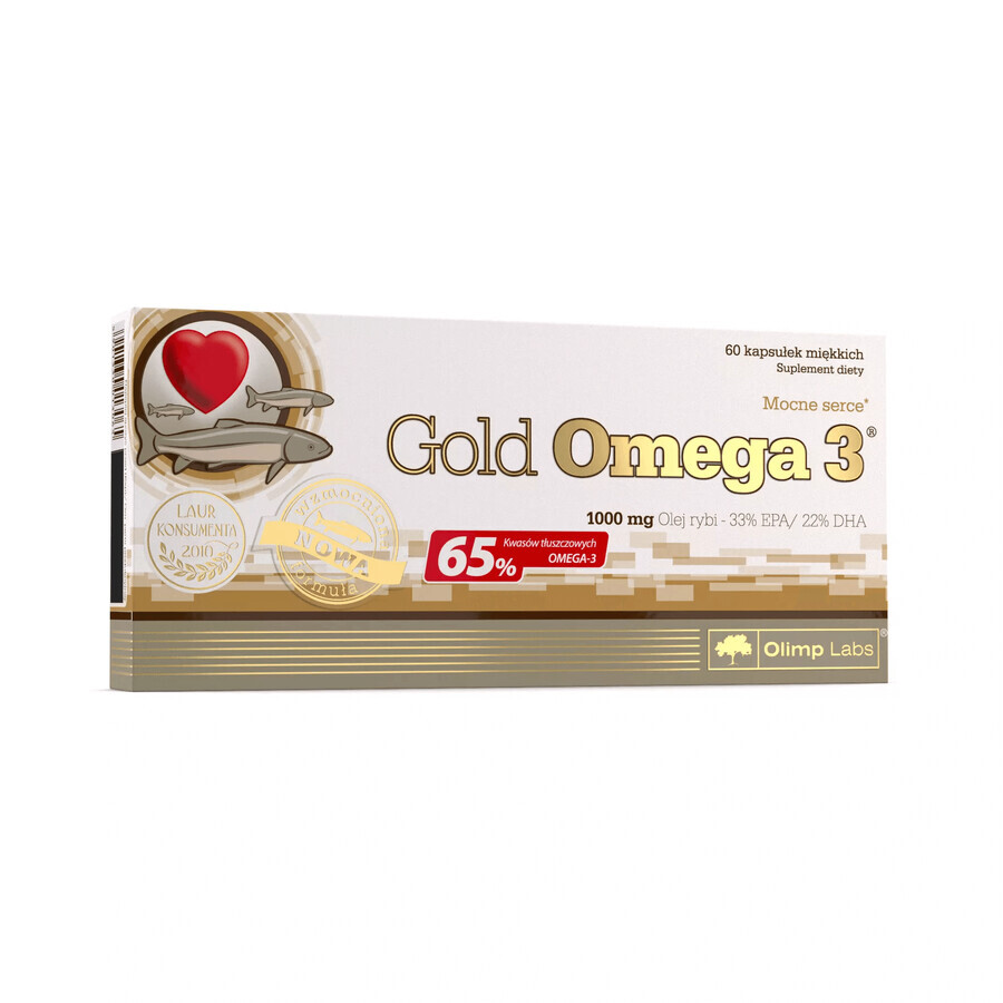 Olimp Gold Omega 3 1000 mg, 60 capsule moi AMBALAJ CONTAMINAT